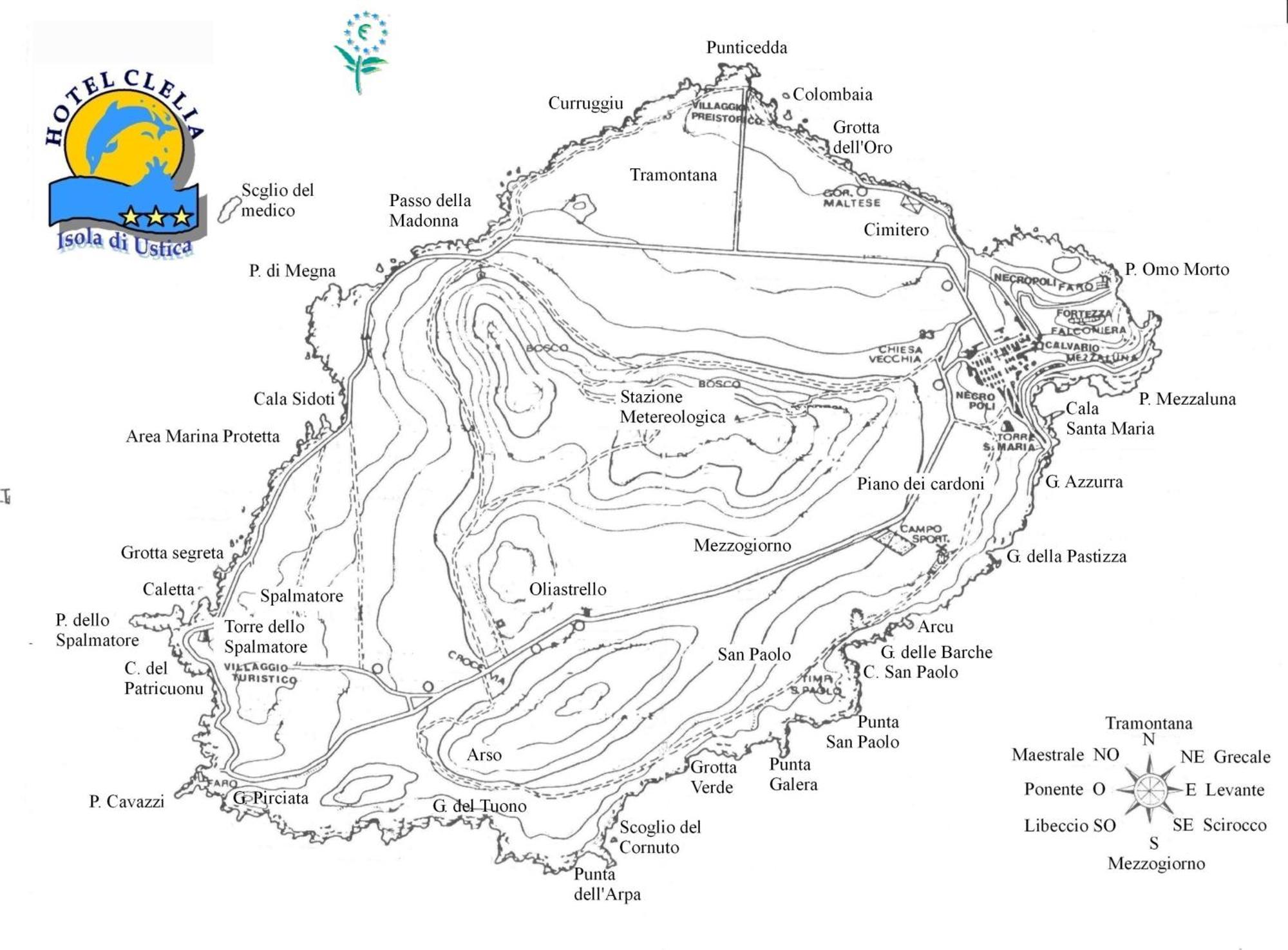 Hotel Clelia Isola di Ustica Εξωτερικό φωτογραφία